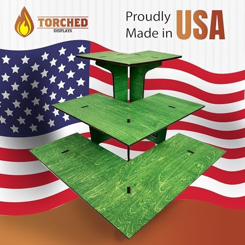 3-Tier Corner Display Stand with Shelves for Products