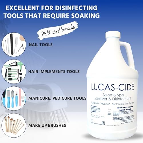 LUCAS-CIDE Blue Disinfectant 128 Fl Oz EPA Approved