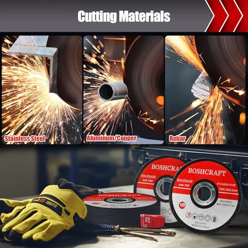 BOSHCRAFT Cut Off Wheels 25 Pack 4-12 Inch