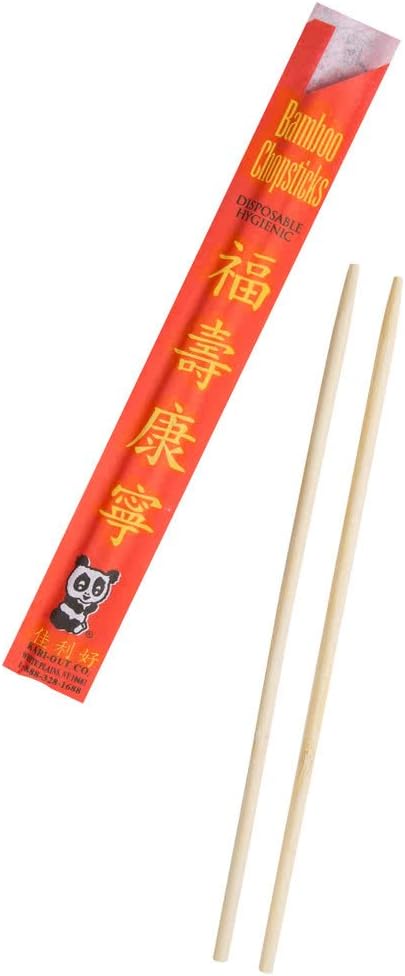 Fold Pak Combo Pack of 25 Take Out Boxes with 25 Chopsticks