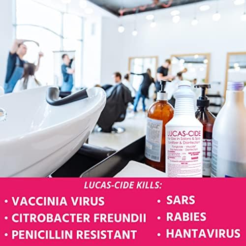 LUCAS-CIDE Salon and Spa Disinfectant 32 Fl Oz