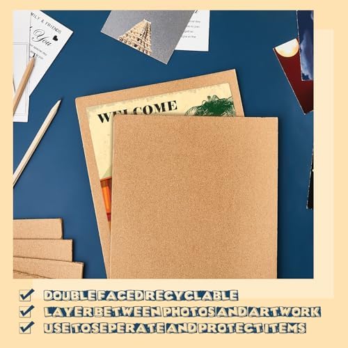 Henoyso 110 Pack 9x12 Inch Corrugated Cardboard Sheets