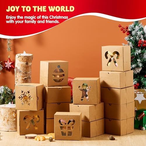 JOYIN 36 Piece Christmas Cookie Box Set