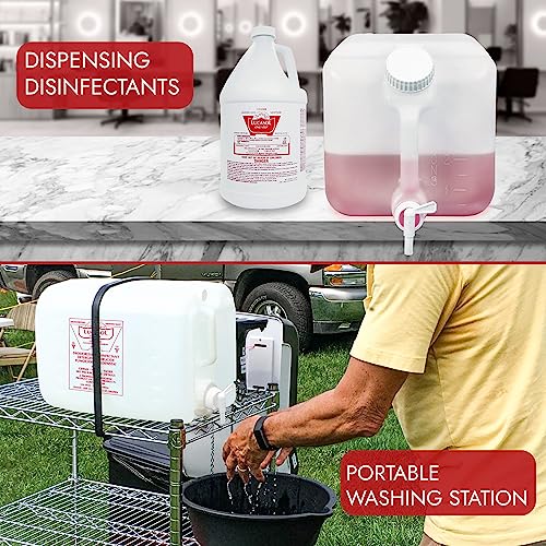 Lucasol 25 Gallon Chemical Dispenser Disinfectant Mix Tank