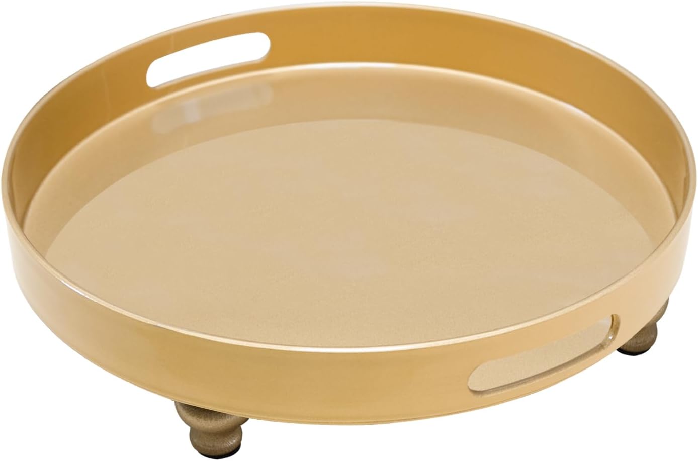 MAONAME Gold Display Riser Decorative Tray 2 in 1