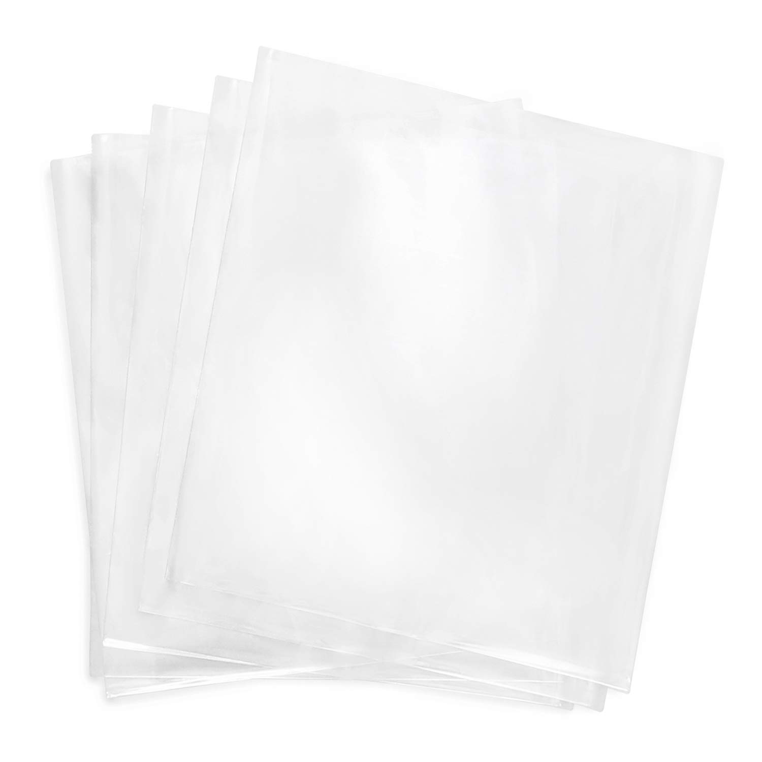 Morepack 200 Pcs 5x6 Inches Clear PVC Shrink Wrap Bags