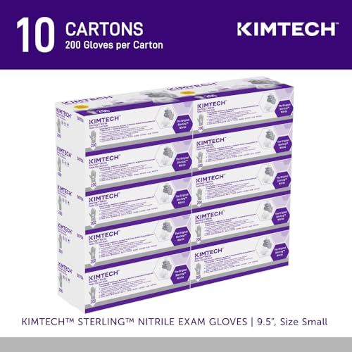 Kimtech Sterling Nitrile Exam Gloves 200 Count Box 95 Small Size