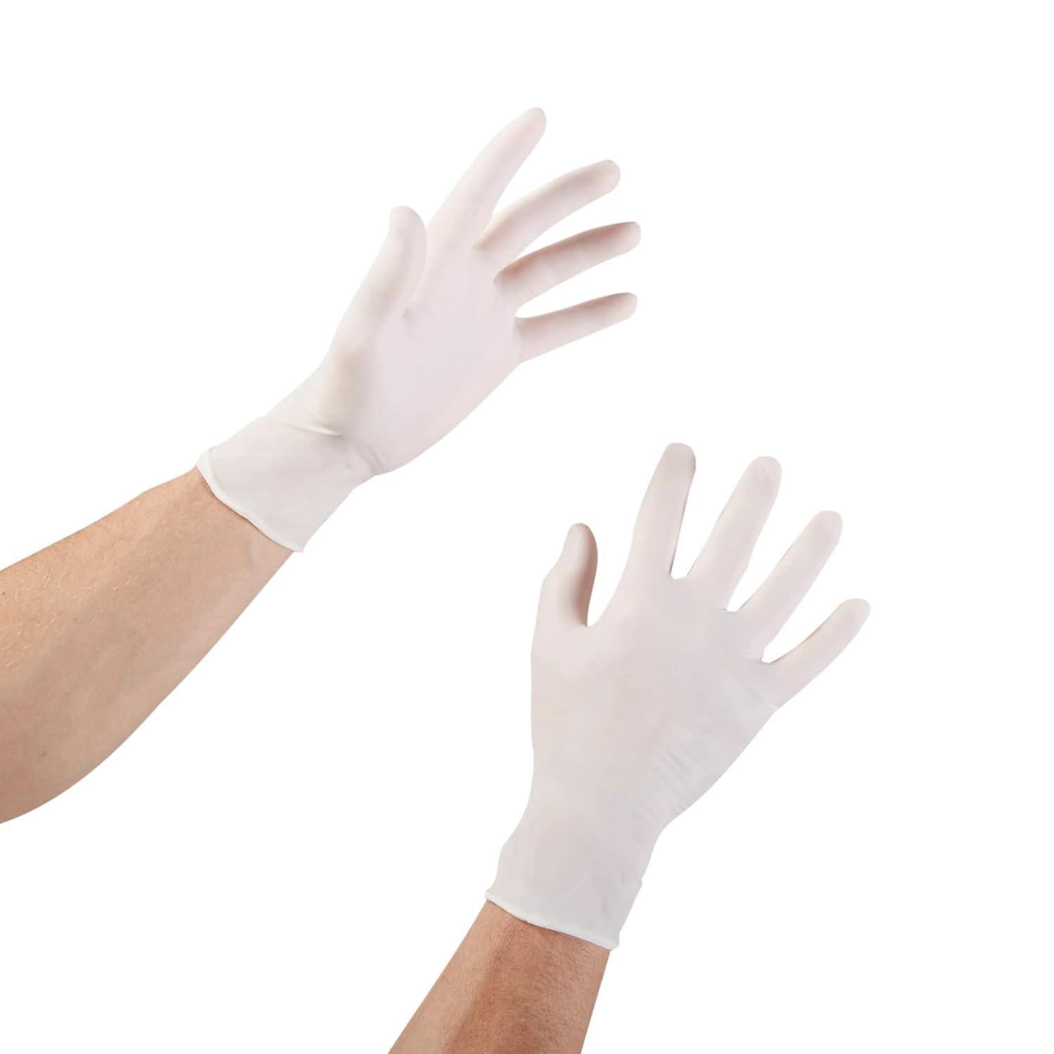 McKesson Confiderm PC Latex Exam Gloves Medium 100 Count