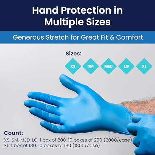 Adenna Miracle 4 Mil Powder-Free Nitrile Exam Gloves