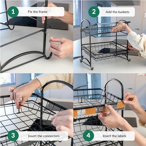 Candy Display Rack Stackable Snack Organizer Countertop Organizer 1-Pack