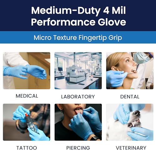 Adenna Miracle 4 Mil Powder-Free Nitrile Exam Gloves