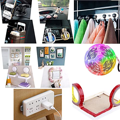 Double Sided Tape 10mm x 165ft Heavy Duty Water Resistant for Wall Mounting