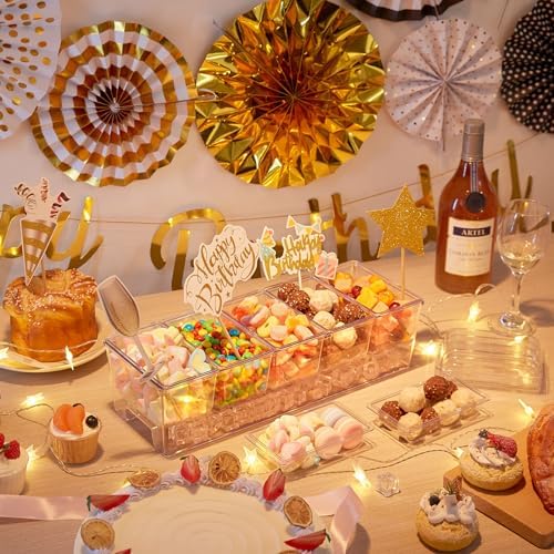 Lifewit Taco Bar Serving Set with 5 Containers and Accessories