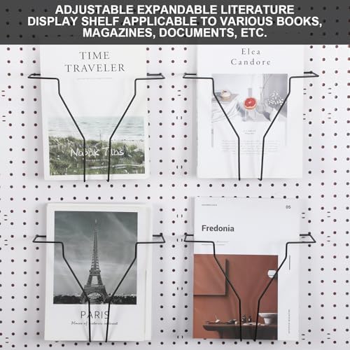 4 Pcs Expandable Literature Display for Pegboard