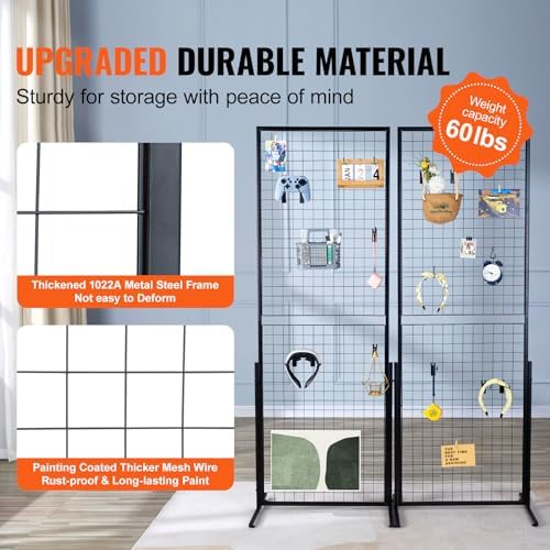 VEVOR 2x56 Gridwall Panels Tower 2 Packs