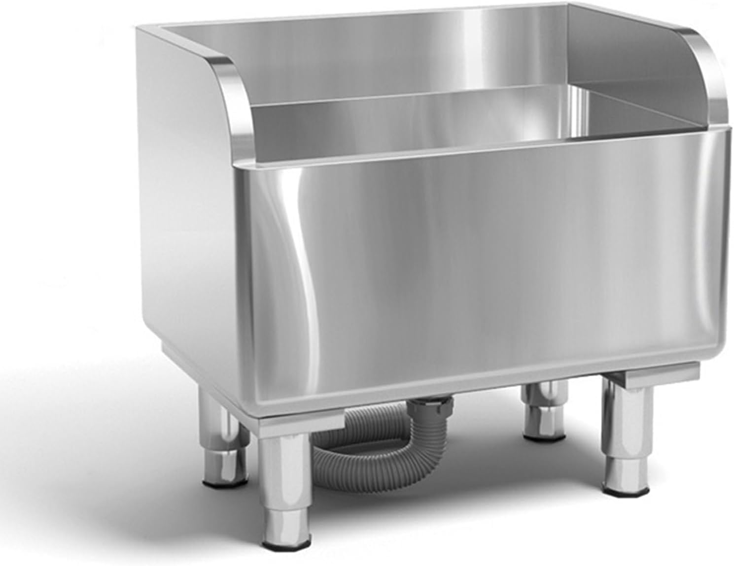 Commercial Floor Mop Sink Stainless Steel Cleaning Basin Vertical Sewage Tank for Laundry and Industrial Use