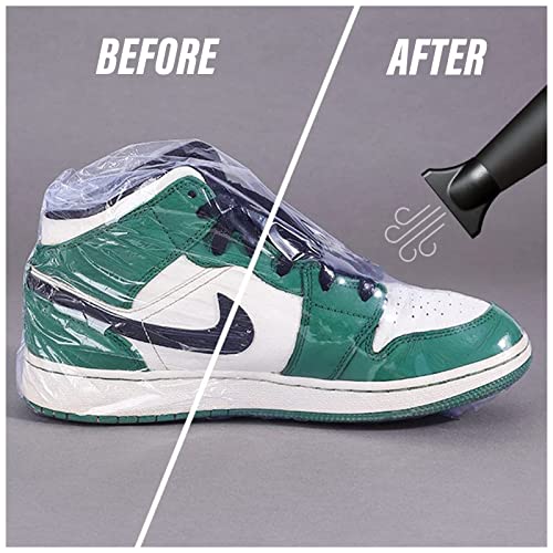 AOUKAR Shrink Wrap Bags 300Pcs 8x12 Inch Clear PVC Heat Sealing Wrap for Packaging