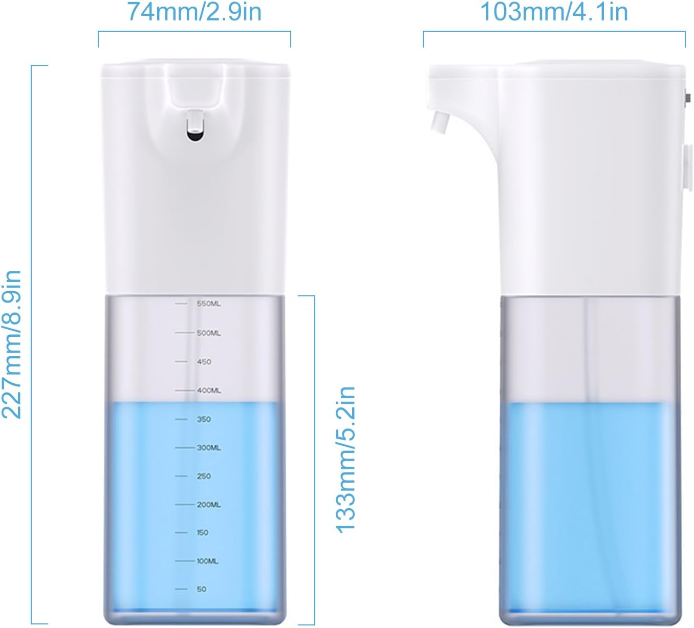 Touchless Alcohol Spray Dispenser with 4 Modes and IPX6 Waterproof