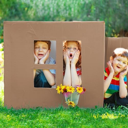 Geyoga 9x197 Inch Brown Corrugated Cardboard Roll