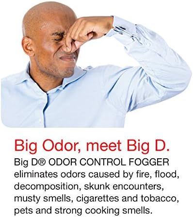 Big D 344 Odor Control Fogger - 5 Oz Pack of 12
