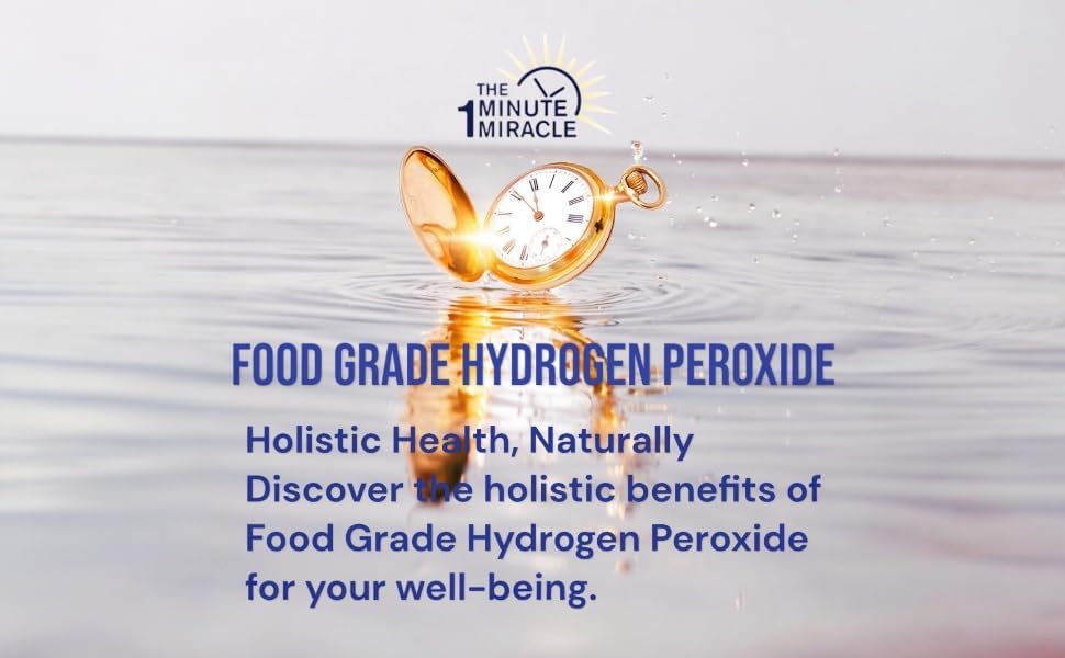 12 Food Grade Hydrogen Peroxide with Dropper Bottle