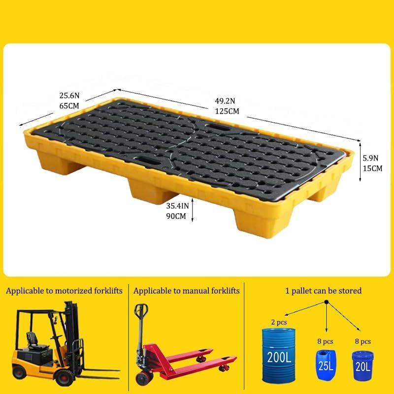 Yellow Industrial Spill Control Platform 1PCS