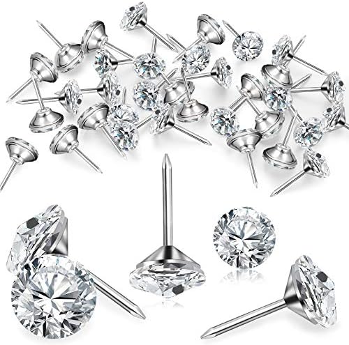 30 Piece Crystal Upholstery Tacks for Furniture Decorations
