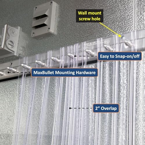 Awoco Aleco 120 in x 120 in Cooler Strip Door Kit