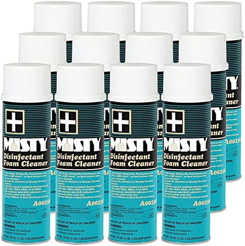 Misty Disinfectant Foam Spray 19 oz Case of 12