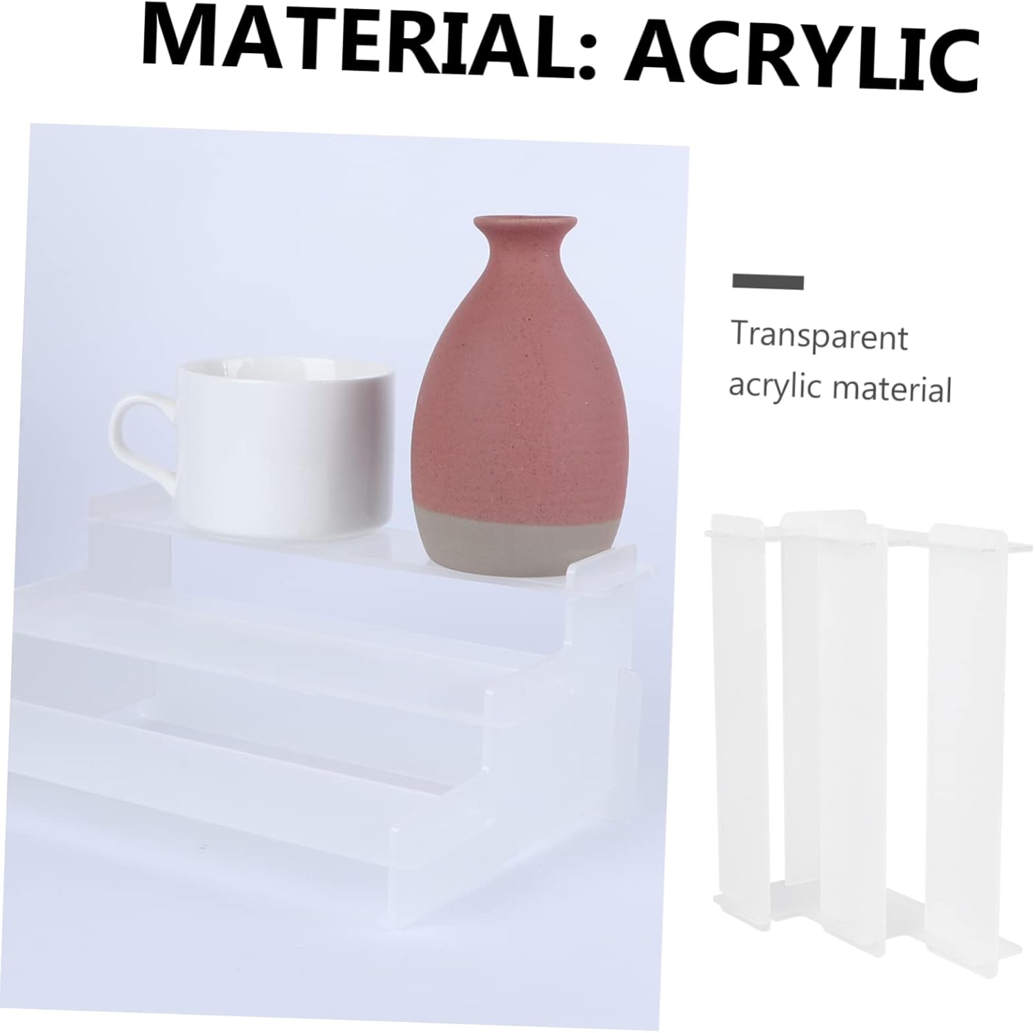 Multi-functional Acrylic Display Rack for Home Decor Toys and Collectibles