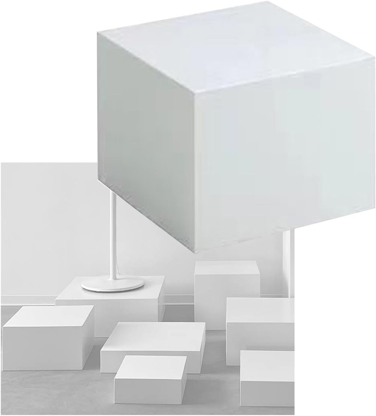 ZDMEI Cube Display Pedestal Stand 200KG Load White 40x100cm