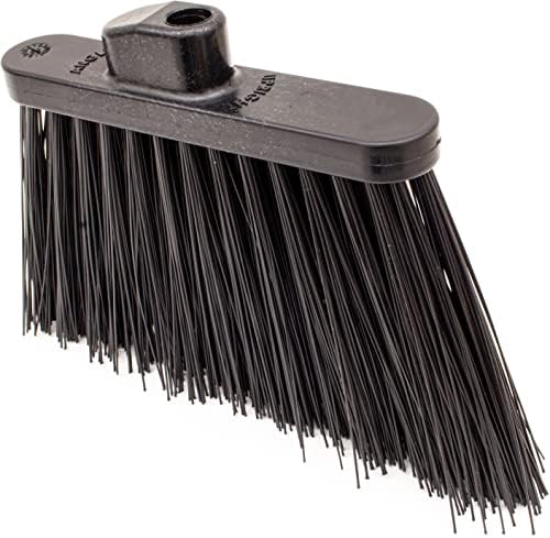 SPARTA 12 Inch Angled Plastic Broom Head Black