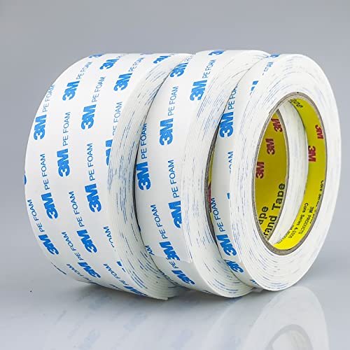 Double Sided Tape 10mm x 165ft Heavy Duty Water Resistant for Wall Mounting