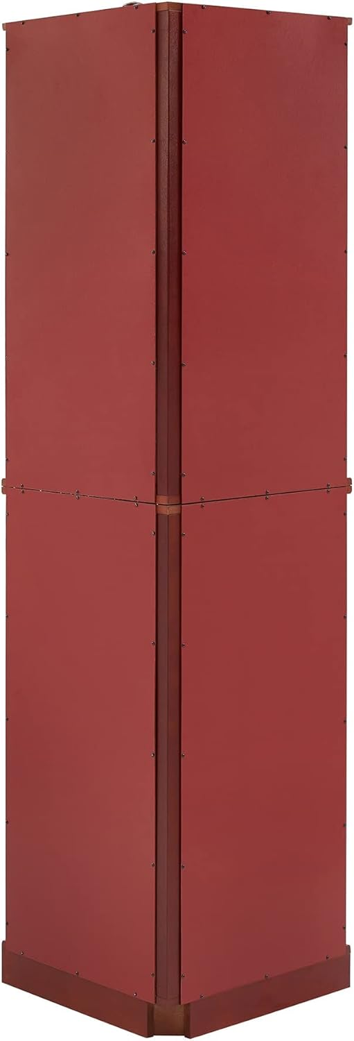 6 Shelf Corner Curio Display Cabinet with Lights