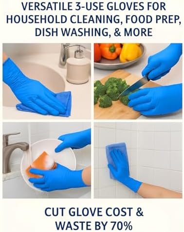 Strong N Flex 3-Use Nitrile Gloves 5Mil