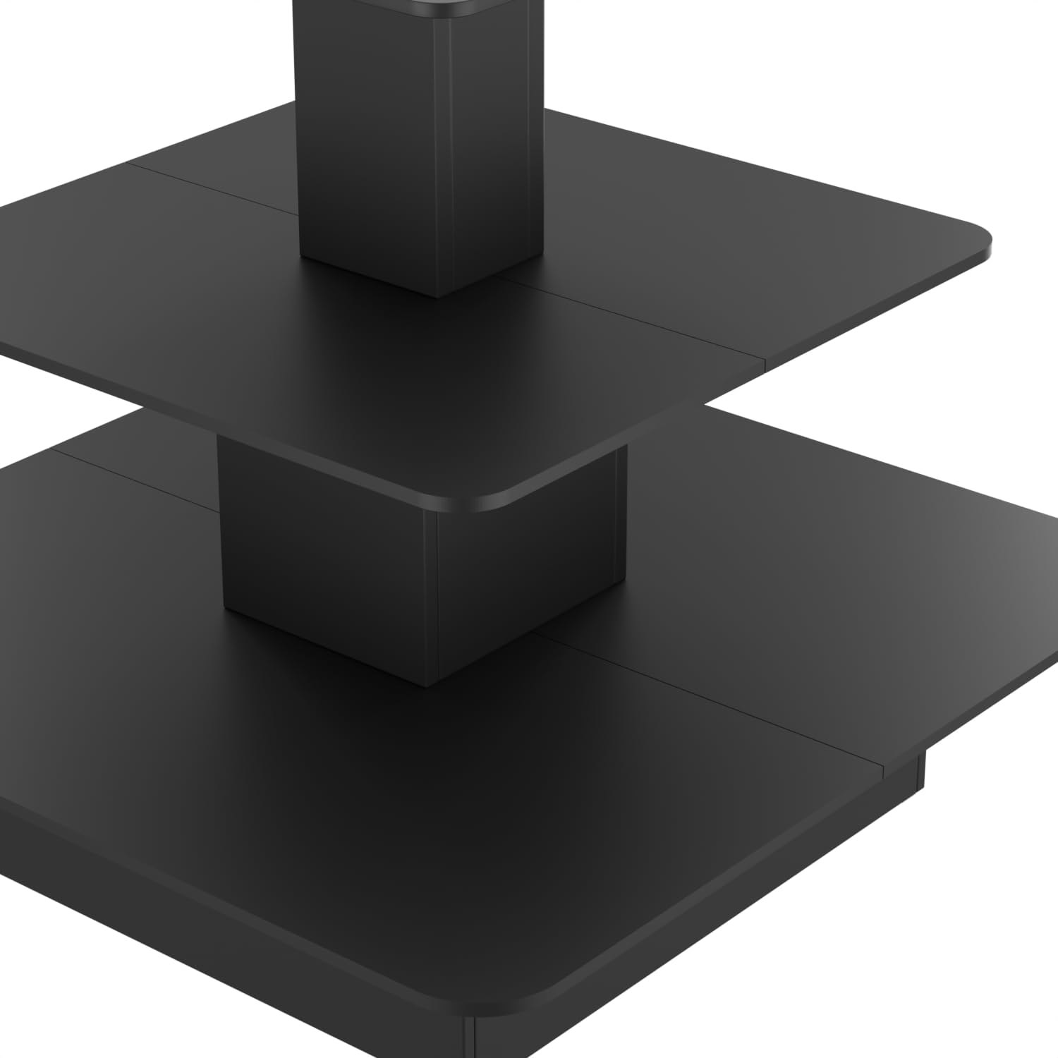 48 W x 48 D x 42 H Black Display Table