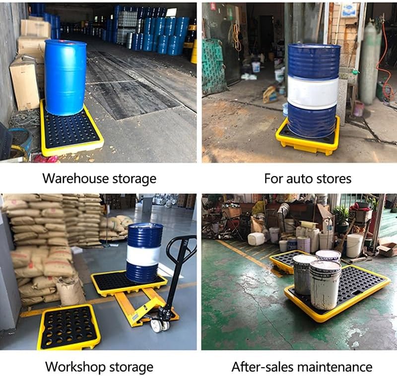 Oil Drums Leak Proof Tray Display Pedestal Stand