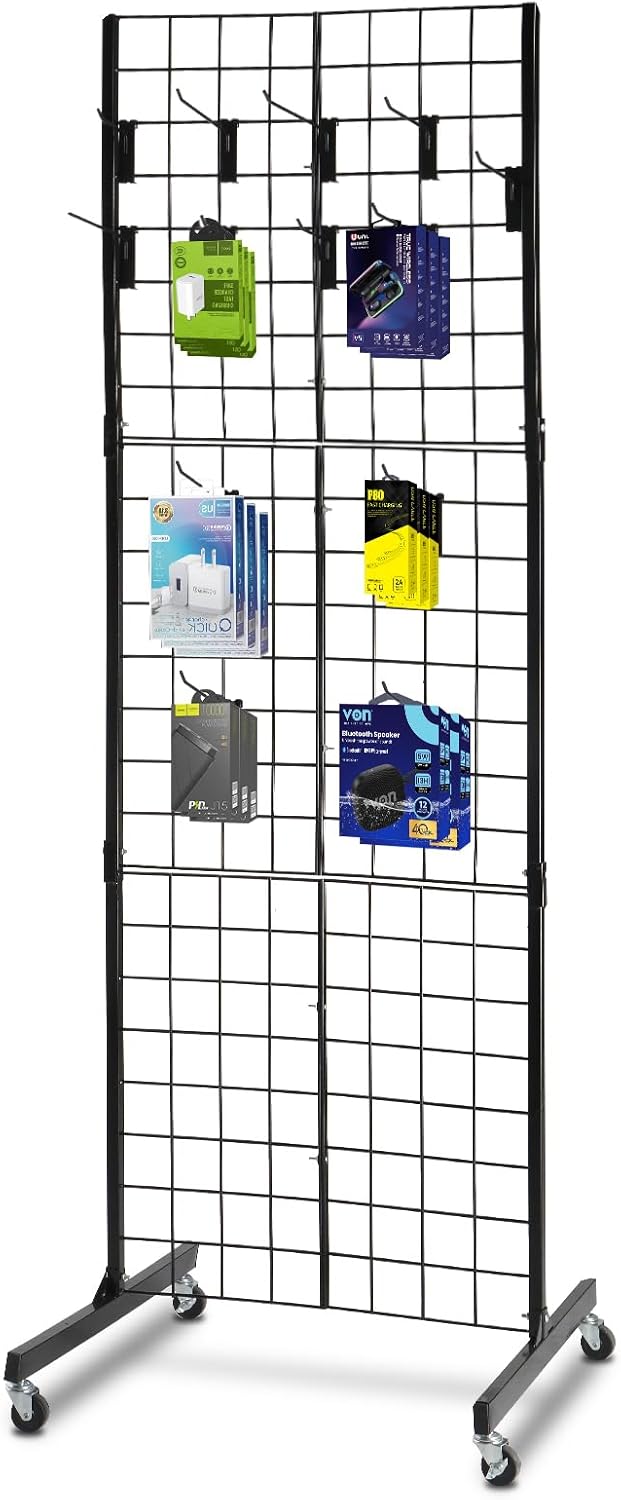 Bonnlo 2 x 6 Detachable Gridwall for Easy Transport