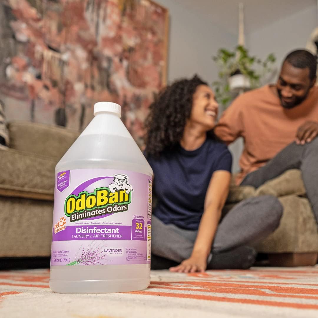 OdoBan Disinfectant Concentrate with Lavender Scent 4 Gallons