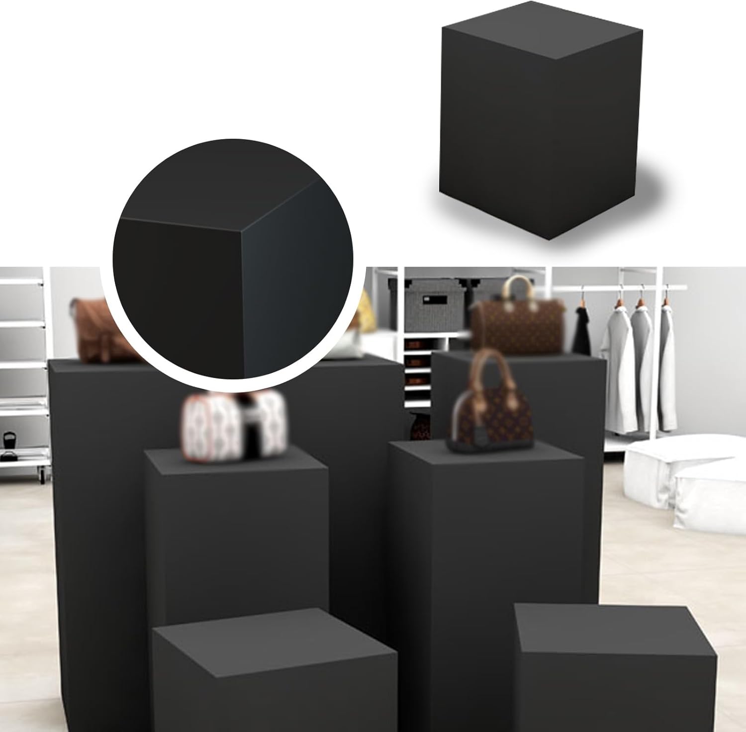 Round Risers Display Stands for Events and Displays