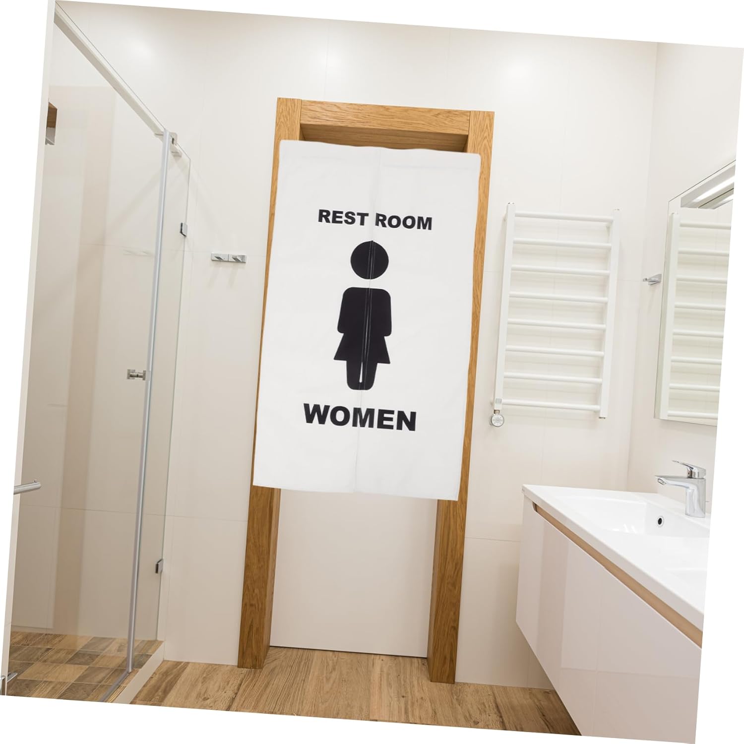 SOLUSTRE Japanese Door Curtain for Toilet Privacy