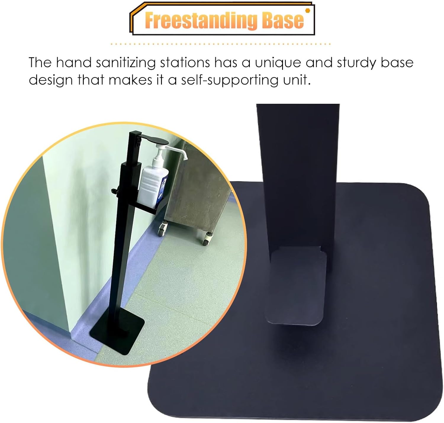 ERRULAN Touchless Hand Sanitizer Floor Stand