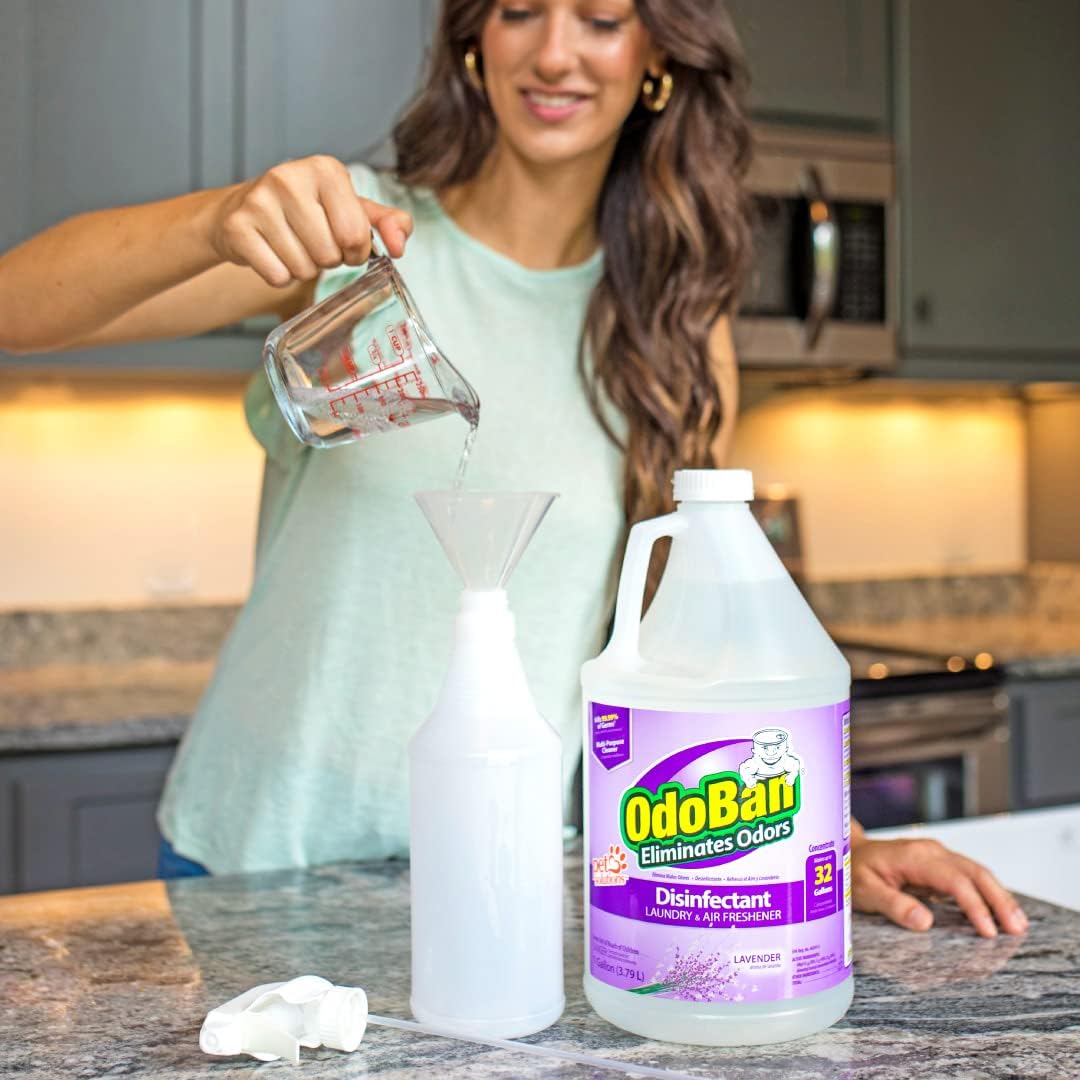 OdoBan Disinfectant Concentrate with Lavender Scent 4 Gallons