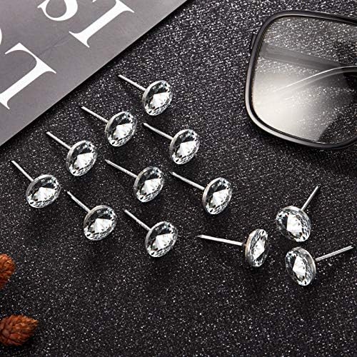30 Piece Crystal Upholstery Tacks for Furniture Decorations