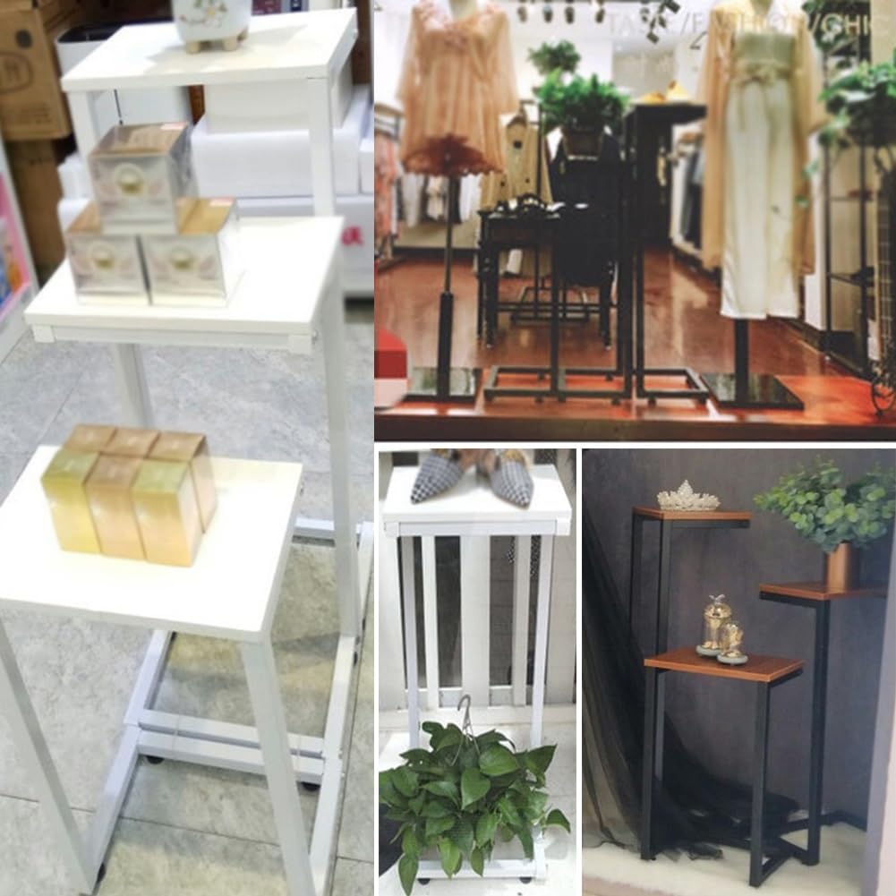 3pcs Rectangular Display Pedestal Stand for Events