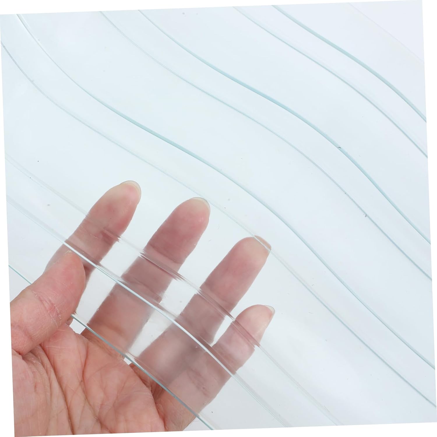 PRETYZOOM Transparent Strip Curtain for Commercial and Home Use