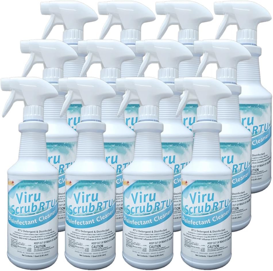 ViruScrub Ready-to-Use Quat Disinfectant Case of 12