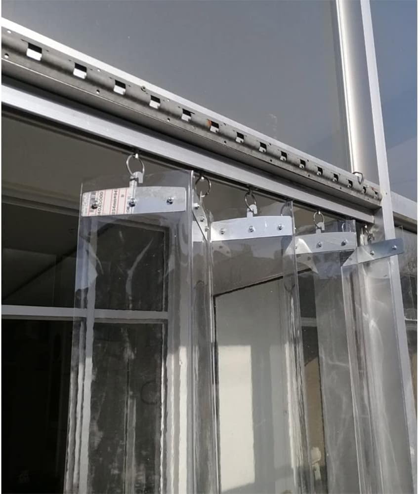 Gzhenh Sliding Curtain Clear PVC Door Strip for Freezer and Warehouse