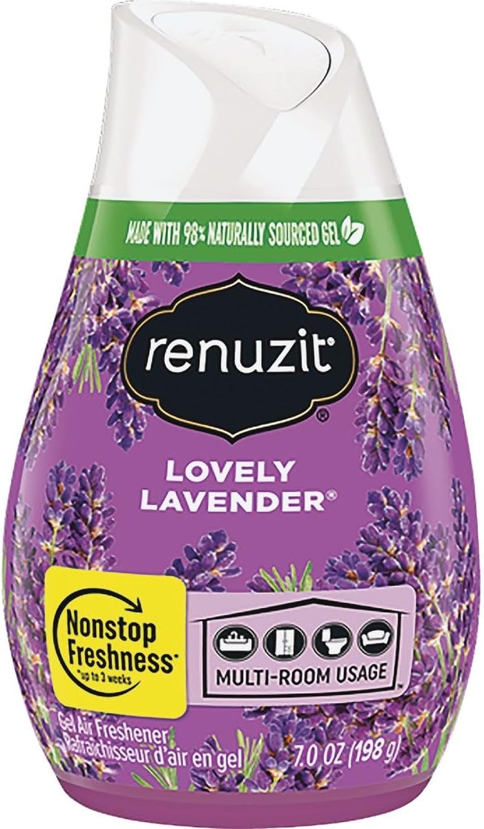 Renuzit Lovely Lavender Gel Air Freshener 7 Ounce