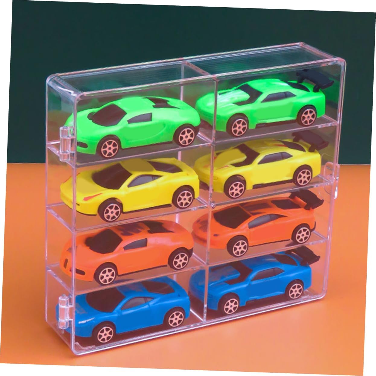 2pcs Display Case Stand for Collectibles and Car Models